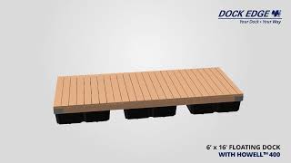 DockEdge  | 6 x 16 Floating Dock with Howell 400