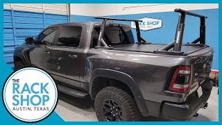 2021-2024 RAM 1500 TRX Yakima OverHaul HD Bed Rack RetraxPRO XR Bed Cover | The Rack Shop