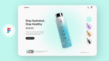 Animated Website Design In Figma - Figma Tutorial For Beginners