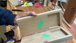 Home made folding cherry Crib board