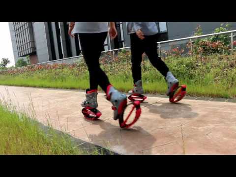 Jumping and Running Now with Jumping Shoes!
