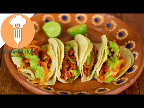 Como Preparar Soya Al Pastor Tacos De Soya Al Pastor Las