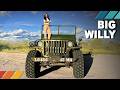 Big willy massive nearly 2to1 scale handbuilt 1942 willys mb flatfender jeep  ep33