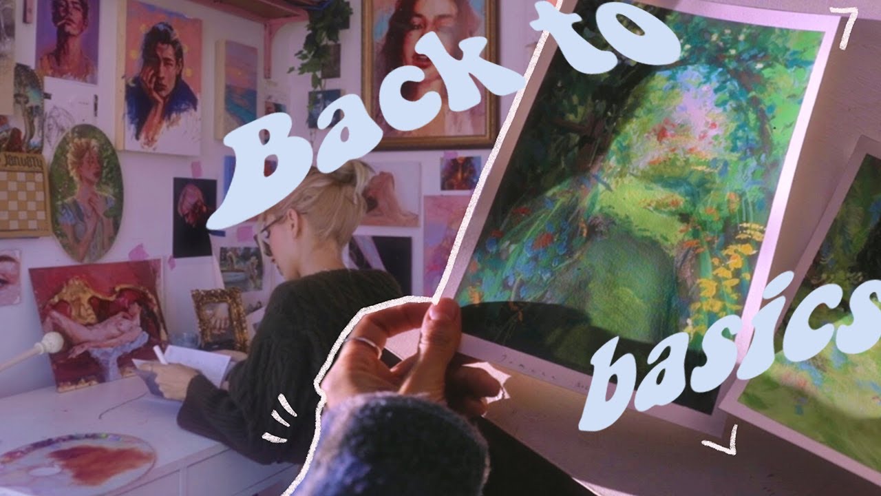 🍄comfort painting with gouache 🌱\\ Jimena Reno #paintwithme - YouTube