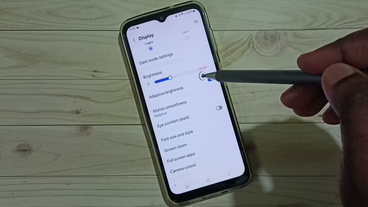 Adaptive Brightness Settings | How to Use Adaptive Brightness Settings in Samsung Galaxy M15 5G