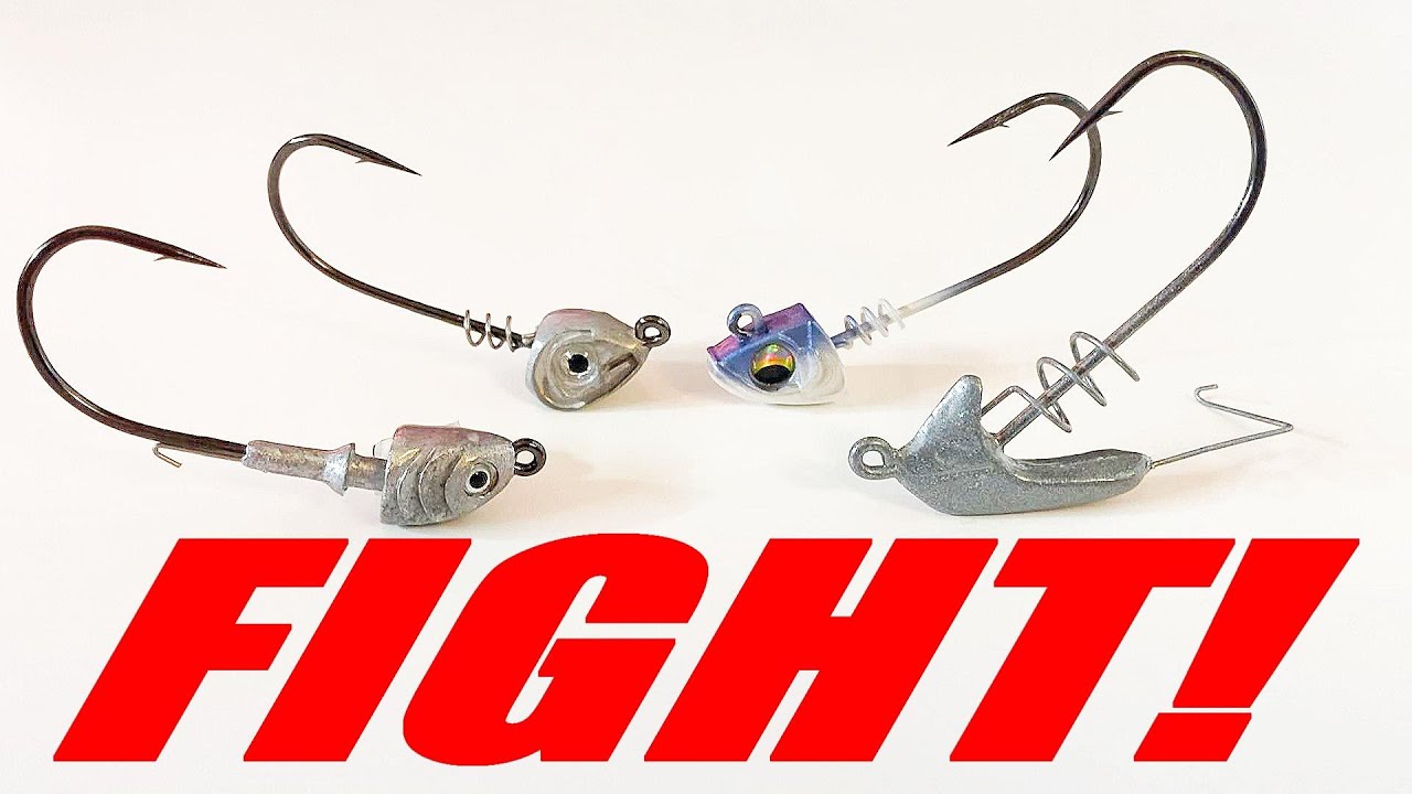 WHAT IS the BEST SWIMBAIT HEAD - Underwater Footage 