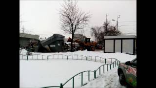 Снос торговой точки в Москве / Водный стадион