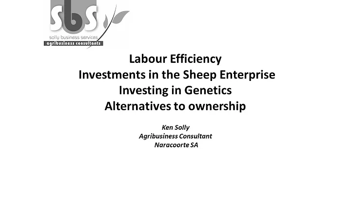 BCG Sheep Management Showcase 2016 - Ken Solly on ...