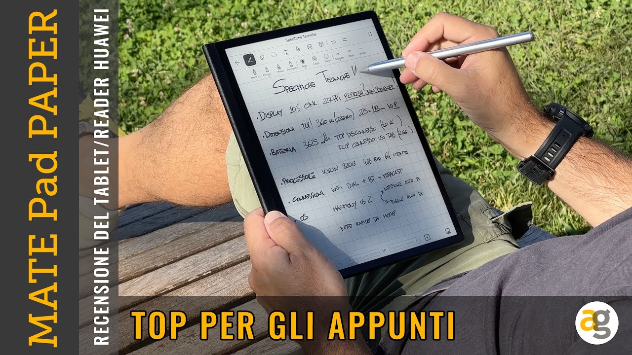 Recensione Huawei MatePad Paper - Tablet e-ink – Andrea Galeazzi