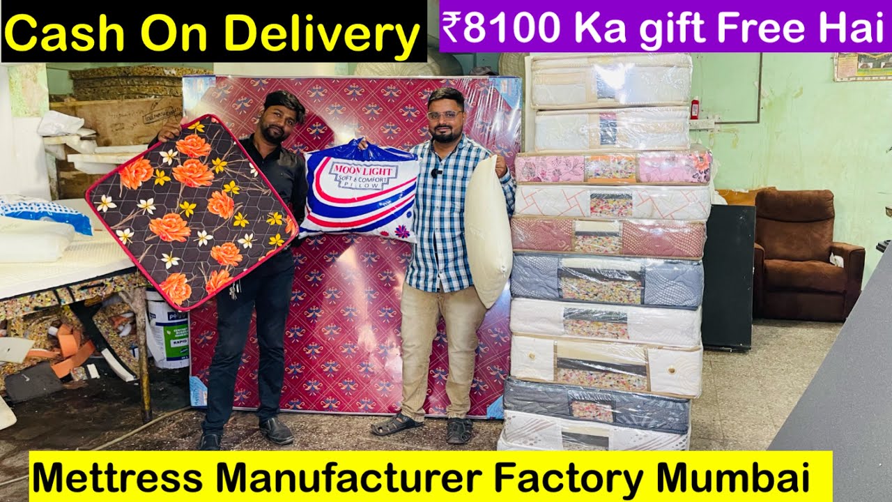 Branded Mattress Manufacturer in Mumbai Cheapest Mattress Market Ortho Bed Spring Matterss