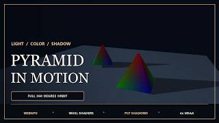 #33 Pyramid in Motion | WebGPU | WGSL | PCF Shadows | 4× MSAA