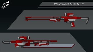 Wayward Serenity Rwby Oc Weapon Commission Youtube