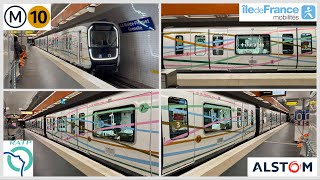 [RATP]Les Essais du MF19 Sur La ligne 10 du Métro Parisien #metroparisien #mf19 #ratp