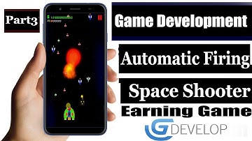 Game Development Part3  | Auto Bullets Firing Shooter Game | Gdevelop