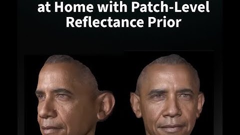 🚨Paper Alert - Facial Appearance Capture at Home with Patch-Level Reflectance Prior