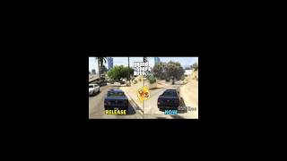 Release vs now #gta #grandtheftauto5mods #gtaonline #gta5 #gtav #viral #gaming #grandtheftauto #fun
