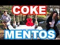 Coke &amp; Mentos Height Challenge!! (Sarah Grace vs Gracie Haschak)