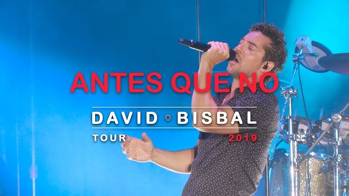 David Bisbal: “Antes cantaba con la intranquilidad de no ser