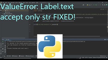 Label.text accept only str Fixed!