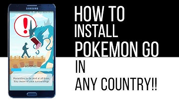 How to Install Pokemon Go in any country!!