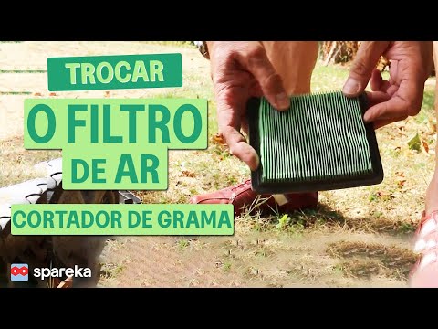 Vídeo: Você pode cortar a grama sem um filtro de ar?