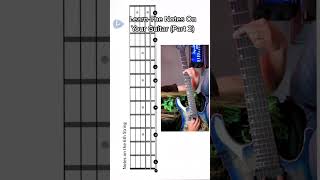 Learn The Notes On Your Guitar - Part 2 | Guitar Lesson | #shorts