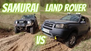 Małe Testy Samurai VS Land Rover 😎😊👍