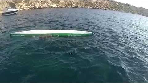 Tandem Kayak Roll !!