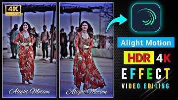 Trending Alight Motion HDR Blue Effect Video Editing | Hdr cc effect video | Technical Asmatali 
