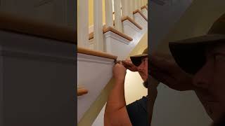 Scraping a Hardwood Stair Tread Nosing