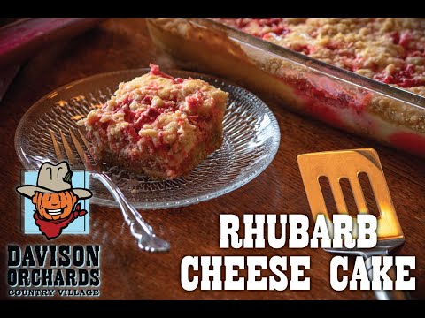 Video: Rhubarb Cheesecake Bişirmək