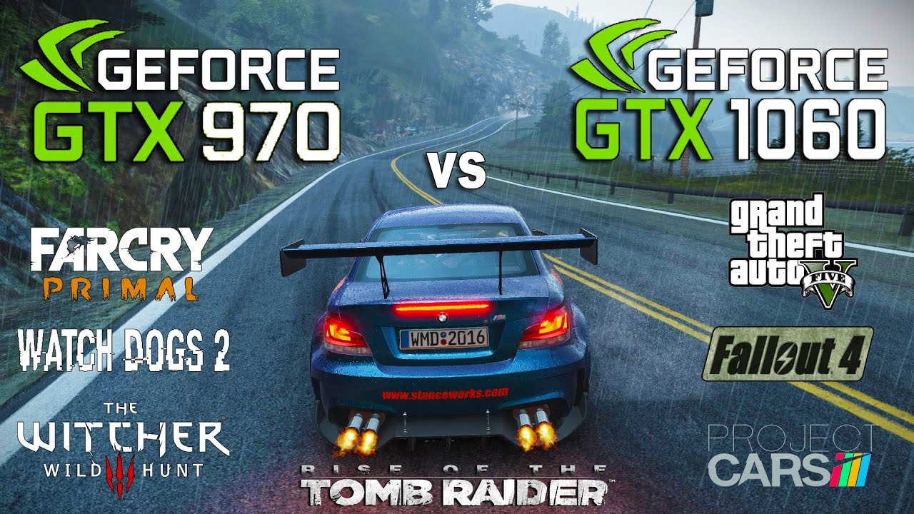 GTX 970 vs GTX 1060 Test in 7 Games (i5 - YouTube