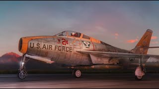 Doing ground forces job in a jet (F-84F Thunderstreak)