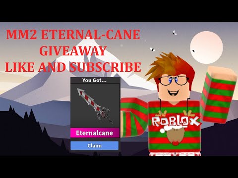 How I Unlocked The Brand New Eternal Cane Mm2 Eternal Cane - roblox mm2 eternal cane