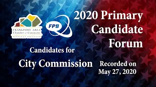 Primary 2020 | Candidate Forum: City Commission