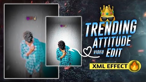 NEW TRENDING ATTITUDE VIDEO EDITING | alight motion attitude reels video edit (2024)