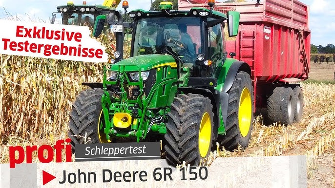 Zum Test bei Hof Köhler – John Deere Traktor 6R 185 [2022] 