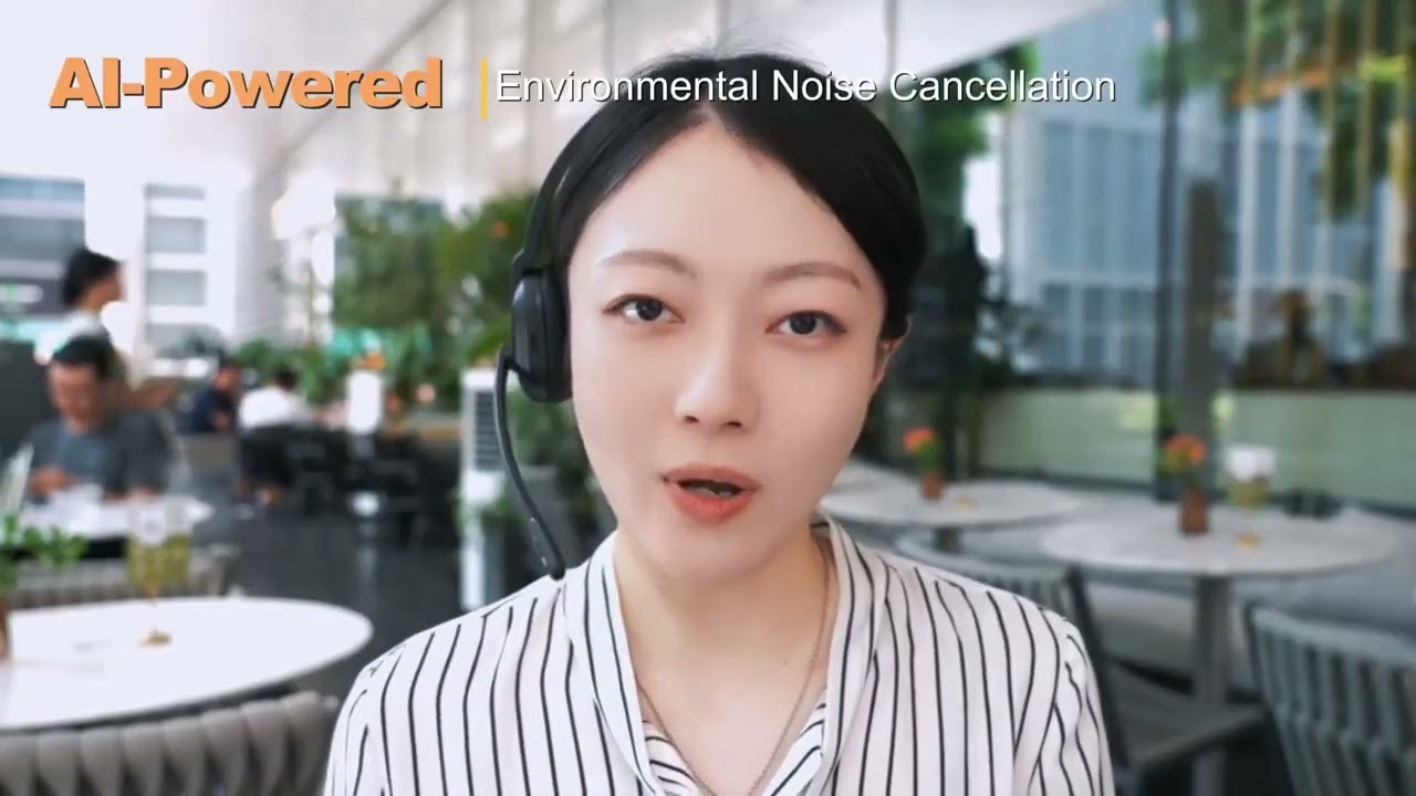 EKSA - H5 Bluetooth 5.0 Headsets, PC Wireless Headphones, 2 Mics ENC