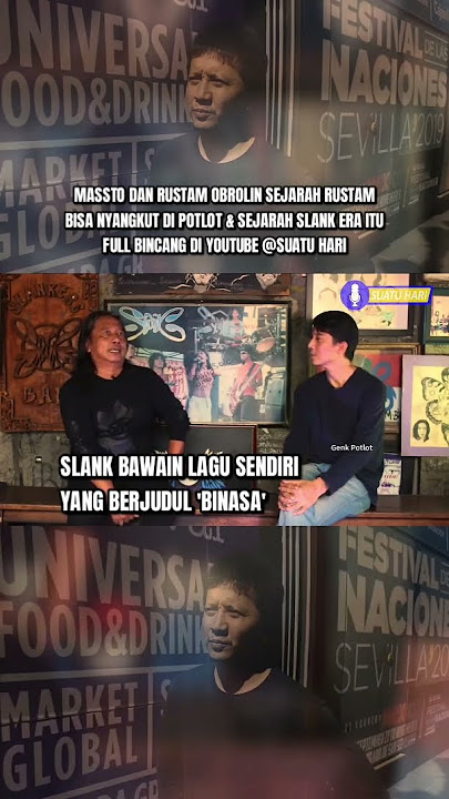 Rustam Rastamanis bahas Sejarah Slank di Festival Rock se-Indonesia dan Lagu pertama Slank 'Binasa'