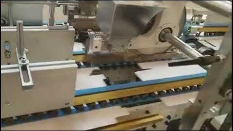 780 Made in China folder gluer machine with lock bottom in wenzhou