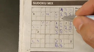 How to solve a Suduko Mix / Killer puzzle (with a PDF file) 03-20-2019 part 3 of 3