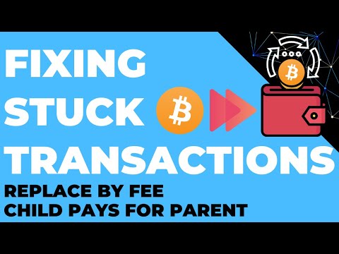 Fixing Stuck Bitcoin Transaction: Replace by Fee (RBF) Child Pays for Parent (CPFP) u0026 Cancel via RBF