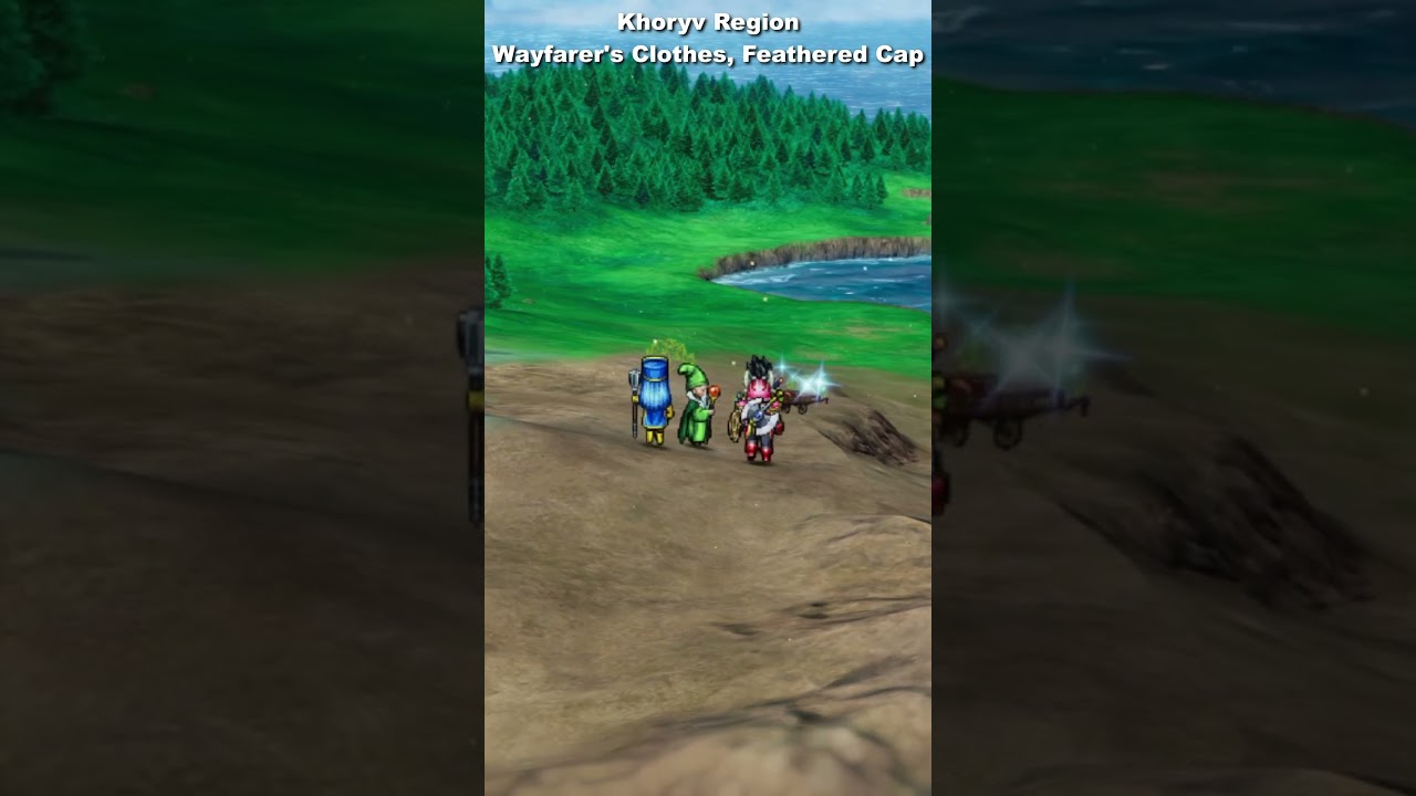Dragon Quest III HD-2D "Wayfarer's Clothes, Feathered Cap" Khoryv Region
