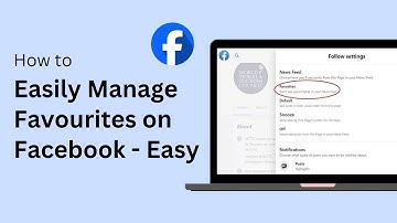 How To Manage Favorites On Facebook !