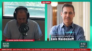 "Es muy preocupante lo mal asesorado que está el presidente", Luis Naidenoff tras el DNU de Milei