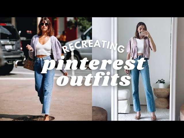 ʚ♡ɞ recreating pinterest outfits!