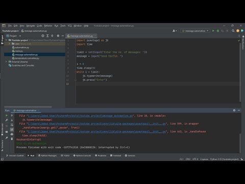 Send auto message on WhatsApp using python code
