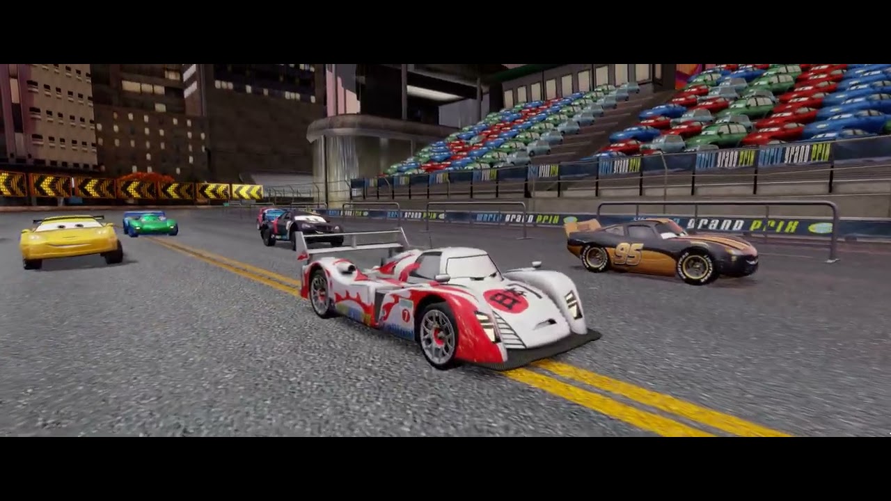Cars 2 The Video Game (Arcade) Golden MVP Lightning McQueen on the Full Game Walkthrough