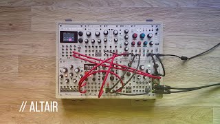 Altair // Eurorack Modular Synthesizer + Guitar // Bitbox Micro, Zadar, Beads, Plaits, Clouds