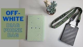OFF-WHITE DIAG PHONE BAG UNBOXING
